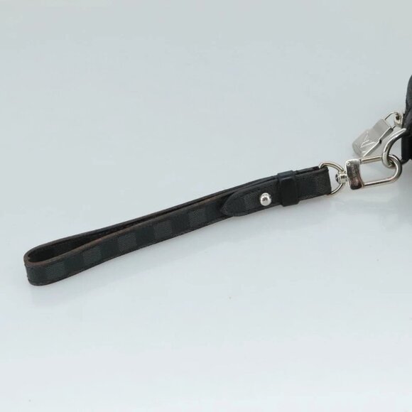 LOUIS VUITTON Graphite Christopher Nemeth Pochette Volga Bag N61228 Auth 107956 - Picture 9 of 16